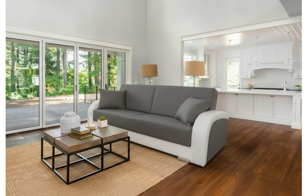 Wersalka Magda inari 96 na sprężynach z funkcją spania i pojemnikiem